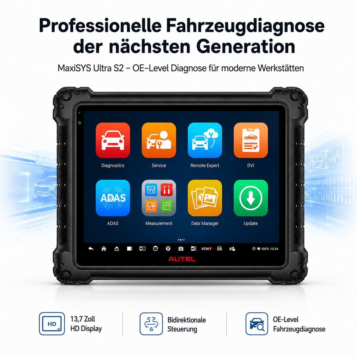 MaxiSYS Ultra S2 Vorderansicht
