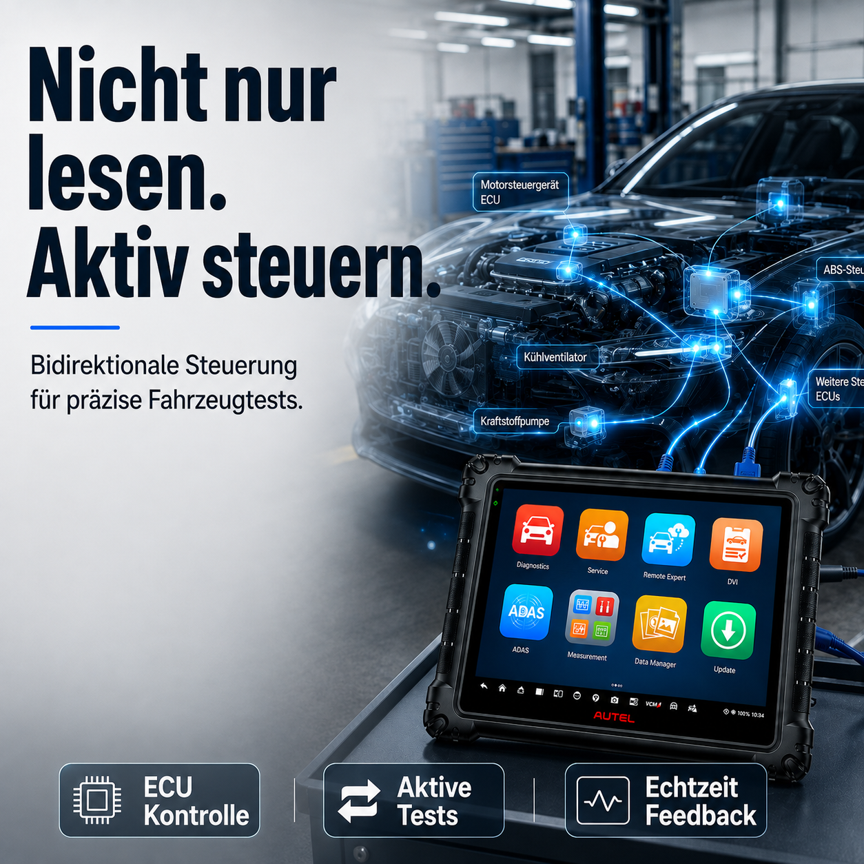 Bidirektionale Fahrzeugsteuerung